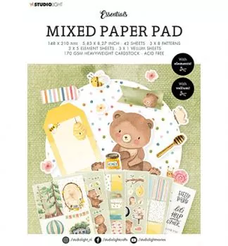Studiolight Mixed Paper Pad Pattern paper Essentials nr.11