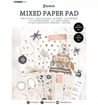 Studiolight Mixed Paper Pad Pattern paper Essentials nr.12