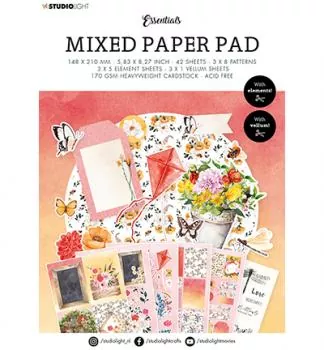 Studiolight Mixed Paper Pad Pattern paper Essentials nr.16
