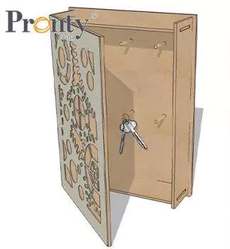 Pronty MDF Steampunk Key box