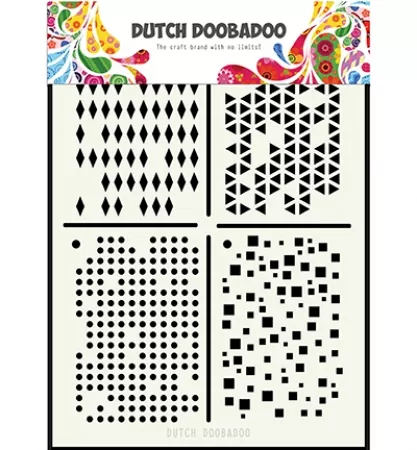 Schablone / Stencil / Dutch Mask Art - Multistencil, Dutch Doobadoo