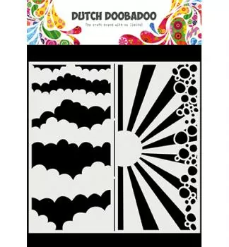 Dutch Doobadoo Dutch Mask Art Slimline Clouds