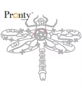 Pronty Stencil Steampunk Dragonfly
