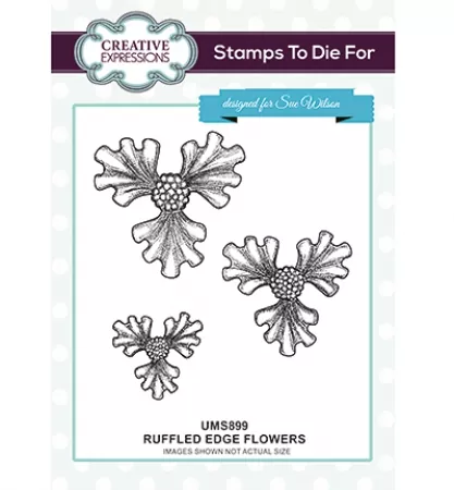 Stempel Ruffled Edge Flower, Creative Expressions