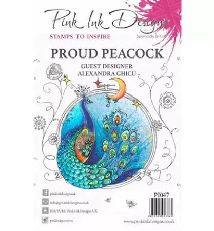 Pink Ink Designs, Proud Peacock