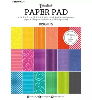 Studiolight Paper Pad Bright Essentials nr.39
