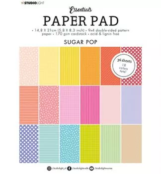 Studiolight Paper Pad Sugar Pop Essentials nr.42