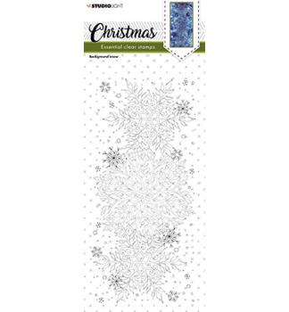 Studio Light • Stempel Christmas Background snow Essentials nr.239