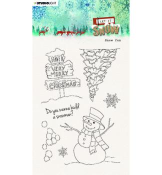 Studiolight, Stempel Snow fun Let it snow nr.265