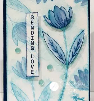 Julie Hickey Stamp Vertical Wishes