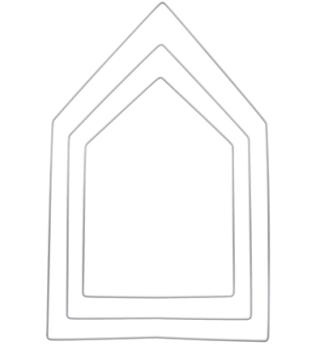 Stafil, Metallform Haus, schwarz