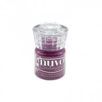 Tonic Studios • Nuvo embossing powder crushed mulberry