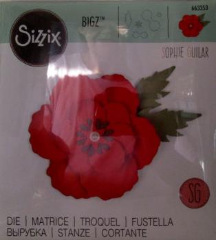 Sizzix, Bigz Stanzschablone / Die Poppy