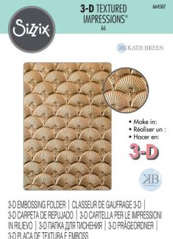 Sizzix, 3D Textured impressions Prägefolder Art Deco
