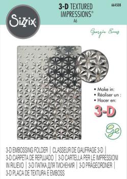 Sizzix, 3D Textured Impressions Star Fall