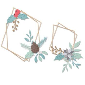 Sizzix, Thinlits Die by Olivia Rose Geometric Winter Frame