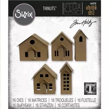 Sizzix • Thinlits Stanzformen Set Paper village