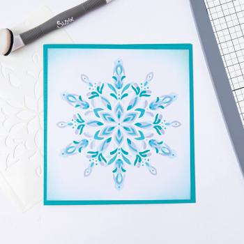 Sizzix, Layered Stencils by Olivia Rose Snowflake