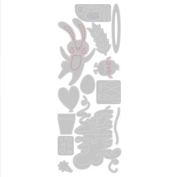 Sizzix, Thinlits Die Set 13PK Easter Icons