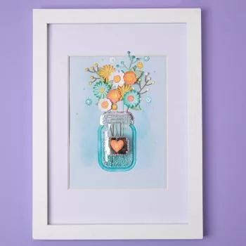 Sizzix • Thinlits die set Jar of flowers