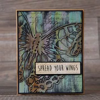 Sizzix • Thinlits die Perspective butterfly