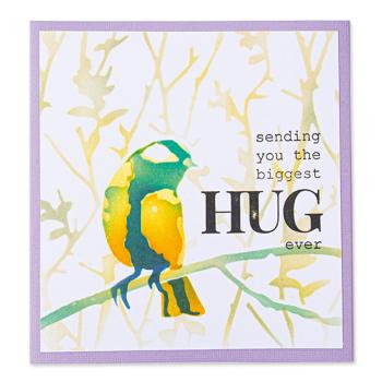 Sizzix, Layered Stencils by Olivia Rose Bird & Branches