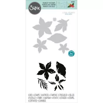 Sizzix • Framelits die set with stamps Seasonal flowers