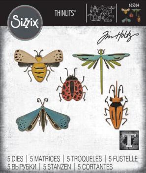 Sizzix, Thinlits Die by Tim Holtz Funky Insects