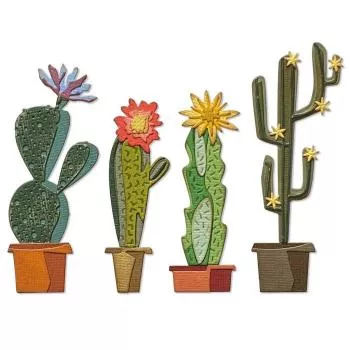 Sizzix • Thinlits die set Funky cactus