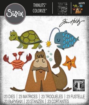 Sizzix, Thinlits Colorize by Tim Holtz Under the Sea #2