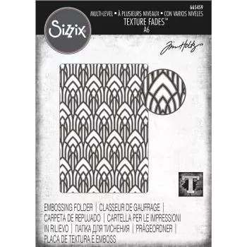 Sizzix • Multi-level texture fades embossing folder Arched