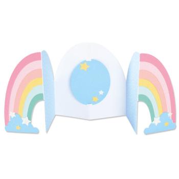 Sizzix, Thinlits Die Card, Rainbow Fold-a-Long