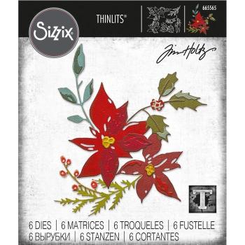 Sizzix, Thinlits Die Set Festive Bouquet von Tim Holtz