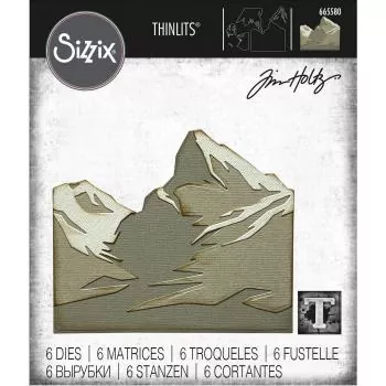 Sizzix • Thinlits die set Mountain top