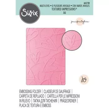 Sizzix • Multi-Level textured impressions embossing folder Romantic