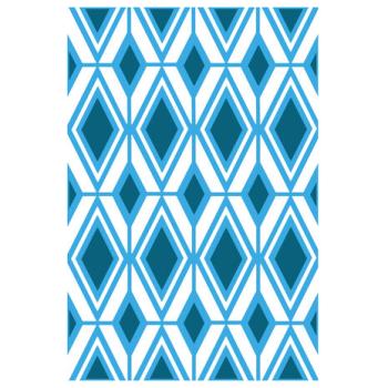 Sizzix, 3D Textured Impressions Rhombus Line Pattern