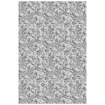 Sizzix, 3D Textured Impressions Floral Scrolls