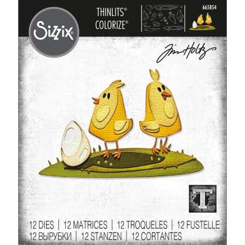 Sizzix • Thinlits Die Chicks Colorize von Tim Holtz