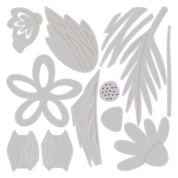 Sizzix • Thinlits Die Set Bohemian Florals