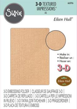 Sizzix, 3D Textured Impressions Woven Leather