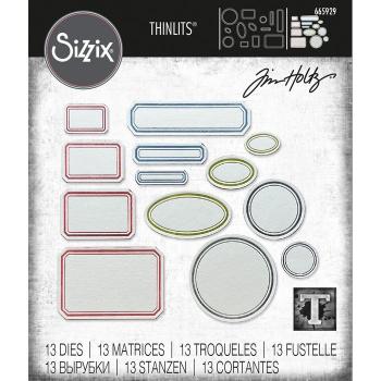 Sizzix • Thinlits Die Set Vintage Labels