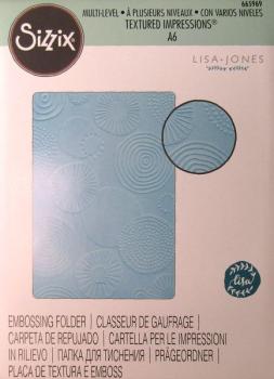 Sizzix, 3D Textured Impressions Abstract Rounds