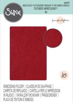Sizzix, 3D Textured Impressions Winter Pattern