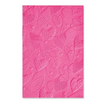 Sizzix • 3-D Textured Impressions Embossing Folder Mark Making Hearts
