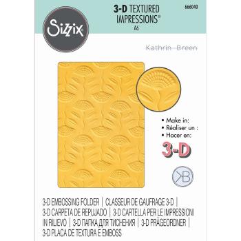 Sizzix • 3-D Textured Impressions Embossing Folder Quirky Florals