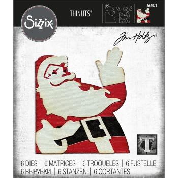 Sizzix • Thinlits Die Set Retro Santa
