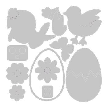 Sizzix • Thinlits Die Set Basic Easter Shapes