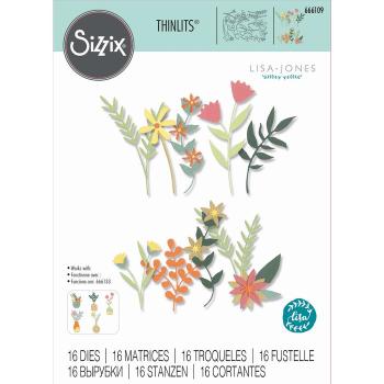 Sizzix • Thinlits Die Set Boho Bouquet
