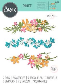 Sizzix, Thinlits Die by Olivia Rose Woodland Borders