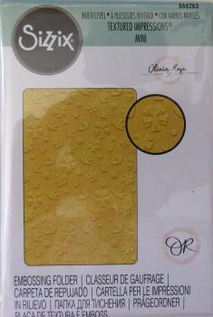 Sizzix • Multi-Level Textured Mini Embossing Folder Scattered Florals